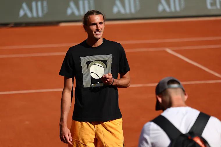 Alexander Zverev / Entraînement Roland-Garros 2024 Alexander Zverev / Entraînement Roland-Garros 2024
