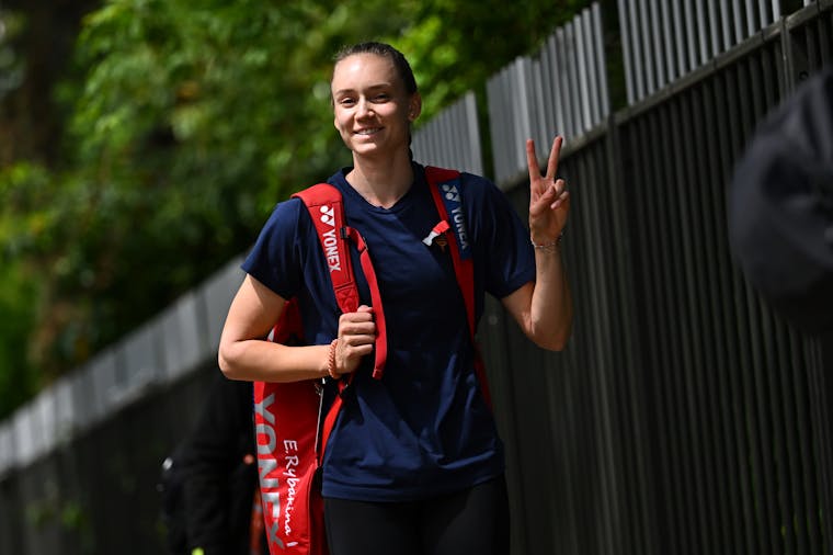 Elena Rybakina / Entraînement Roland-Garros 2024