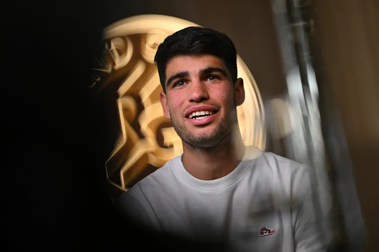 Carlos Alcaraz / Media Day Roland-Garros 2024 Carlos Alcaraz / Media Day Roland-Garros 2024