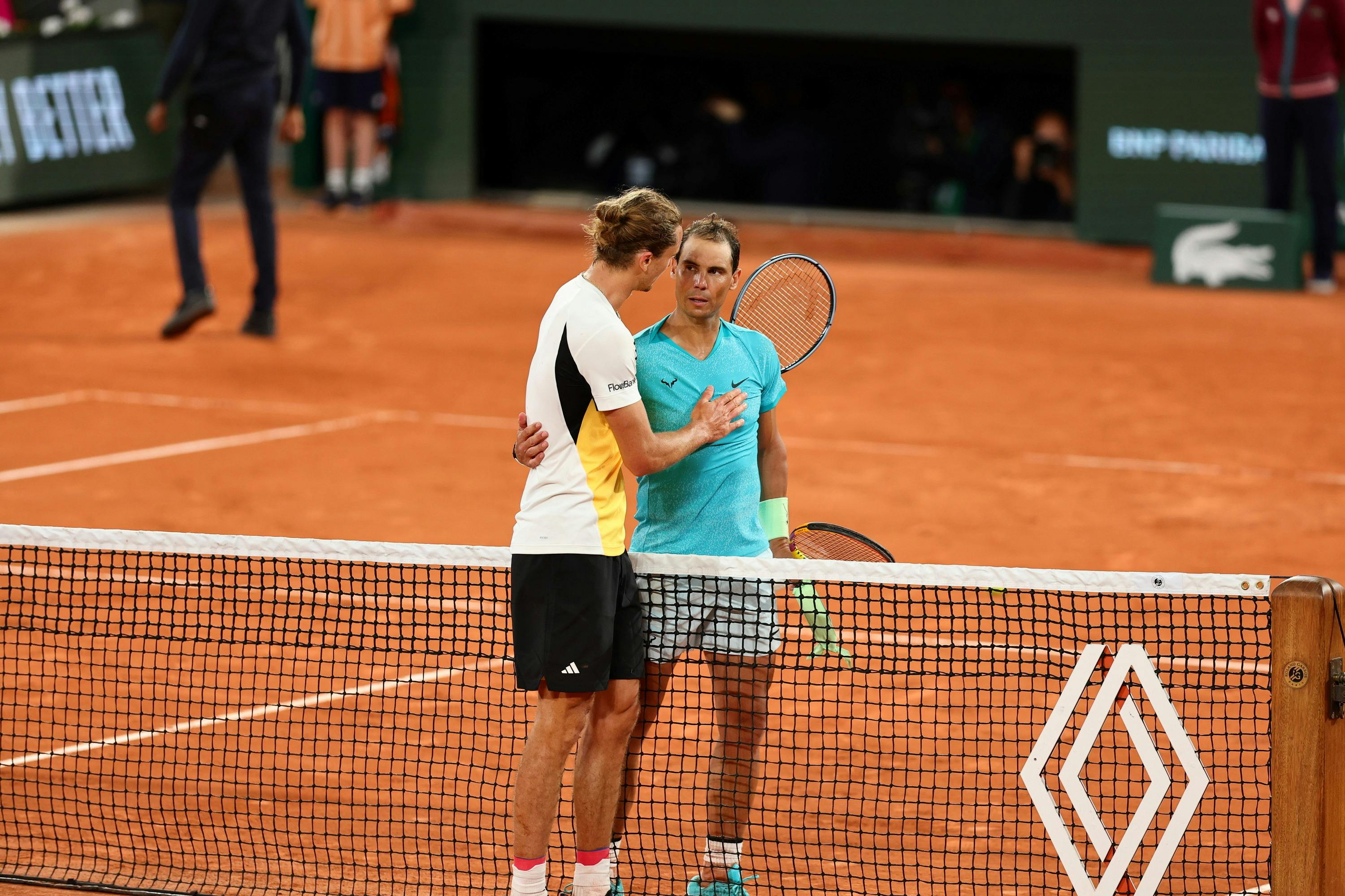 Alexander Zverev & Rafael Nadal / Premier tour Roland-Garros 2024