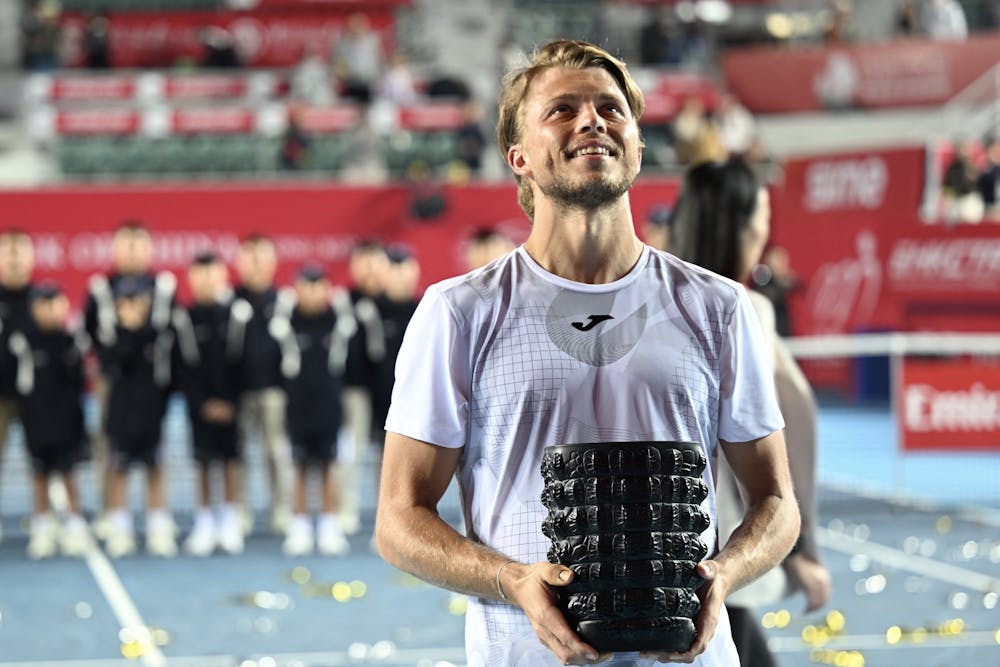 Alexandre Müller, trophée / ATP 250 Hong Kong