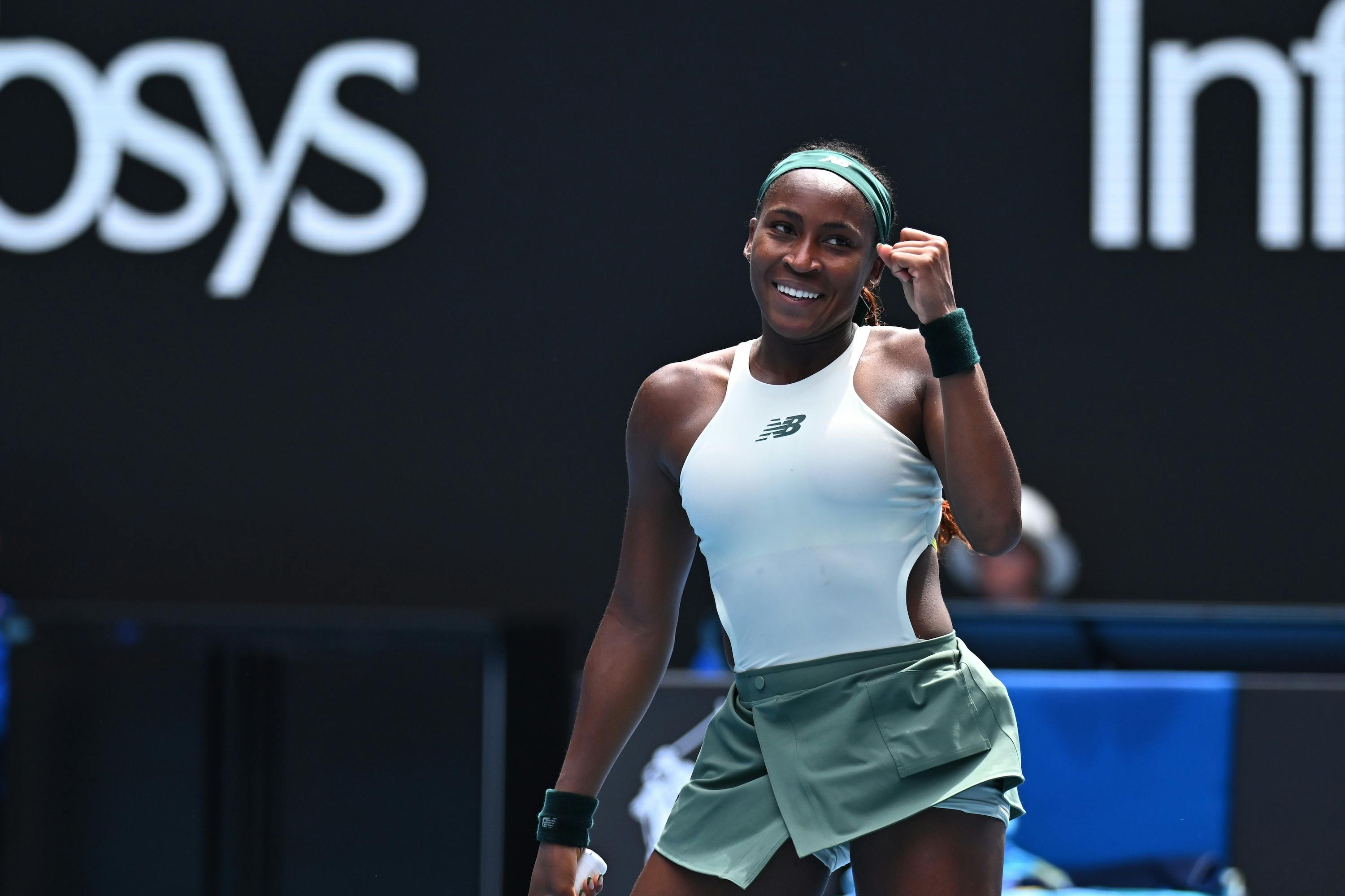 Coco Gauff, huitièmes de finale / Open d'Australie 2025