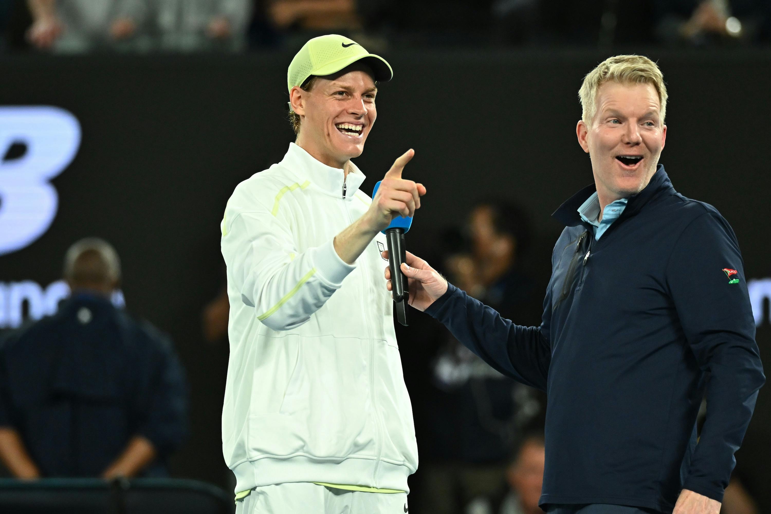 Jannik Sinner & Jim Courier, demi-finales / Open d'Australie 2025