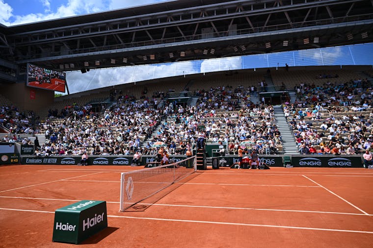 Court Suzanne-Lenglen, premier tour qualifications / Roland-Garros 2024