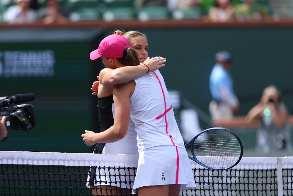 Maria Sakkari & Iga Swiatek / Indian Wells 2024 Maria Sakkari & Iga Swiatek / Indian Wells 2024