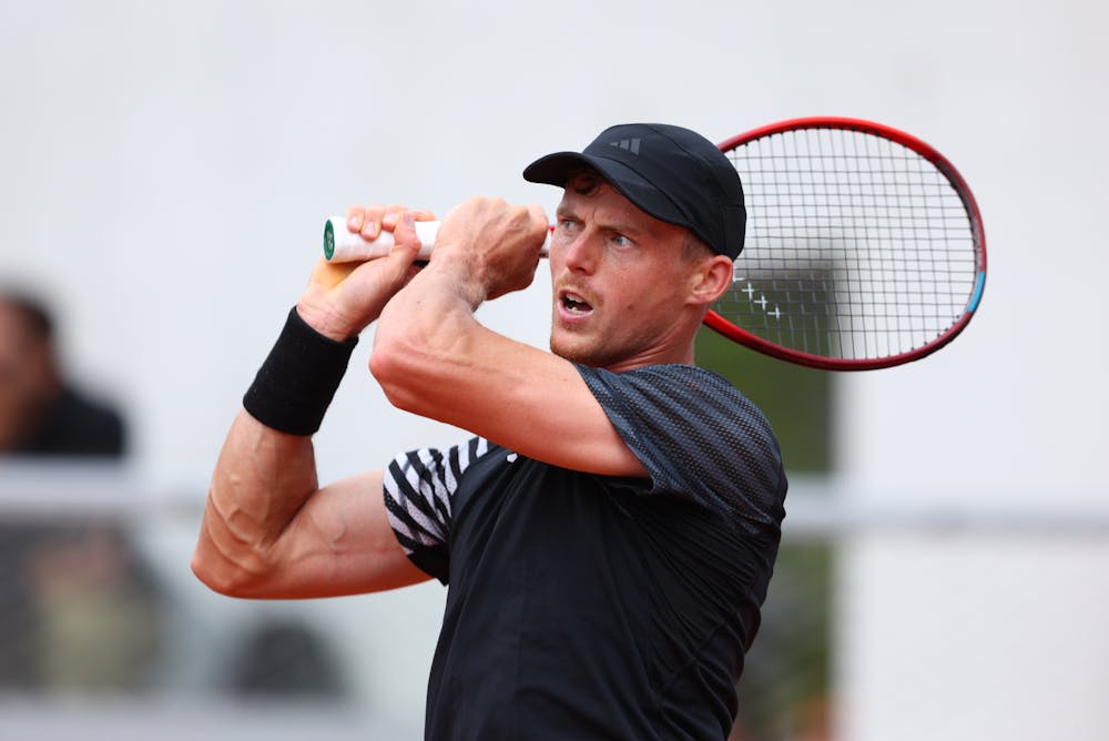 Billy Harris, practice, Rolland-Garros 2024
