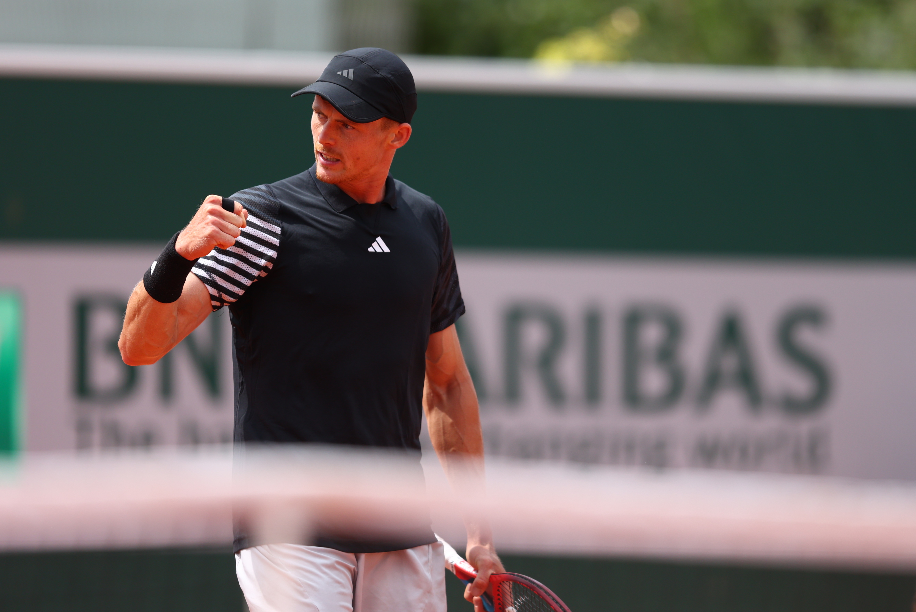 Billy Harris, practice, Rolland-Garros 2024