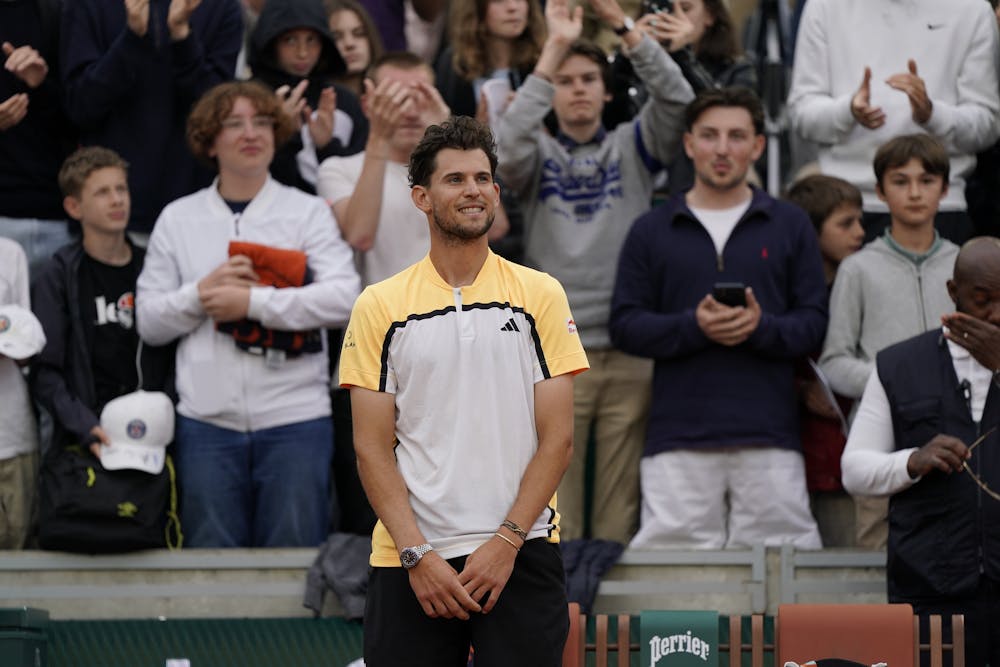 Dominic Thiem / Cérémoni Hommage Roland-Garros 2024