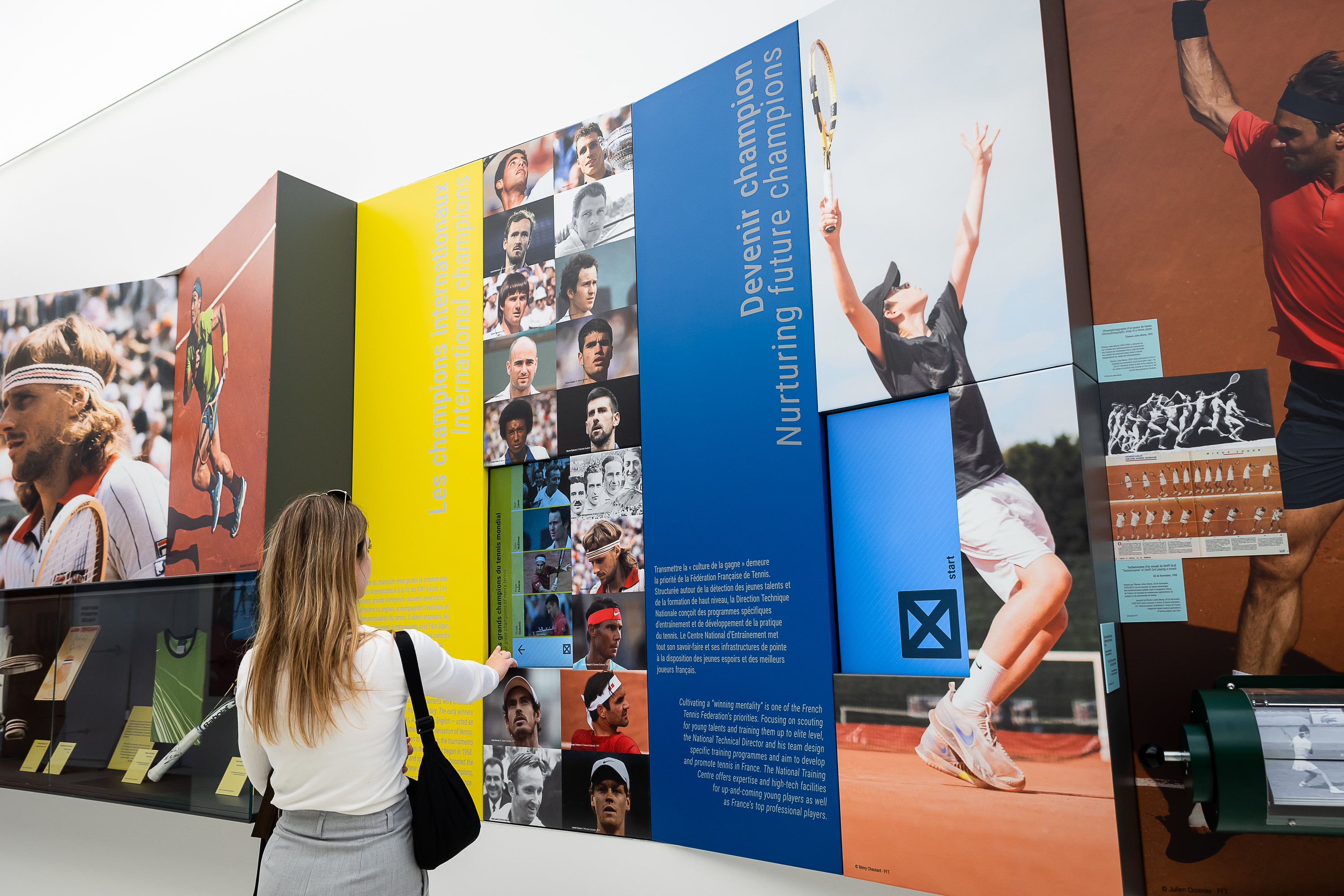 Roland-Garros, Tenniseum, galerie muséale