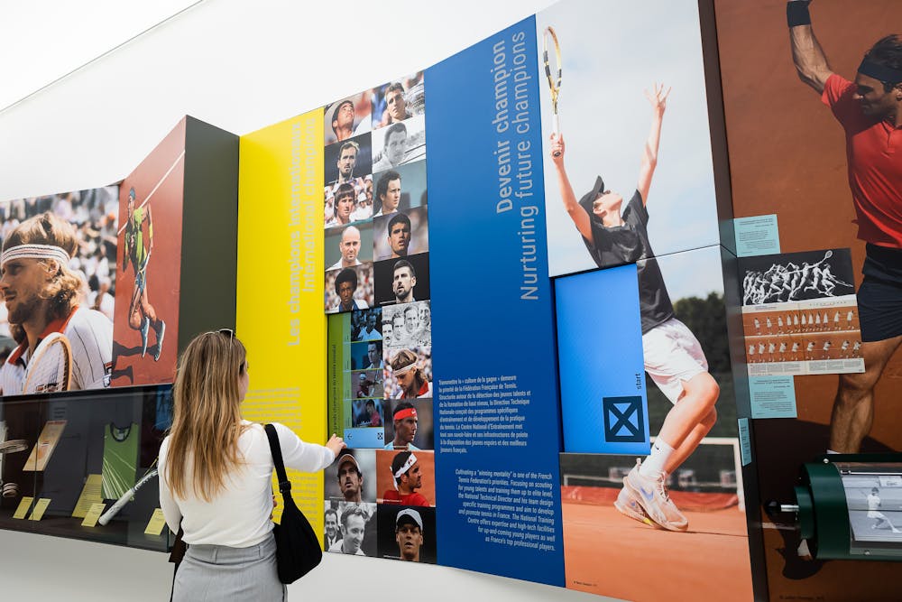 Roland-Garros, Tenniseum, galerie muséale