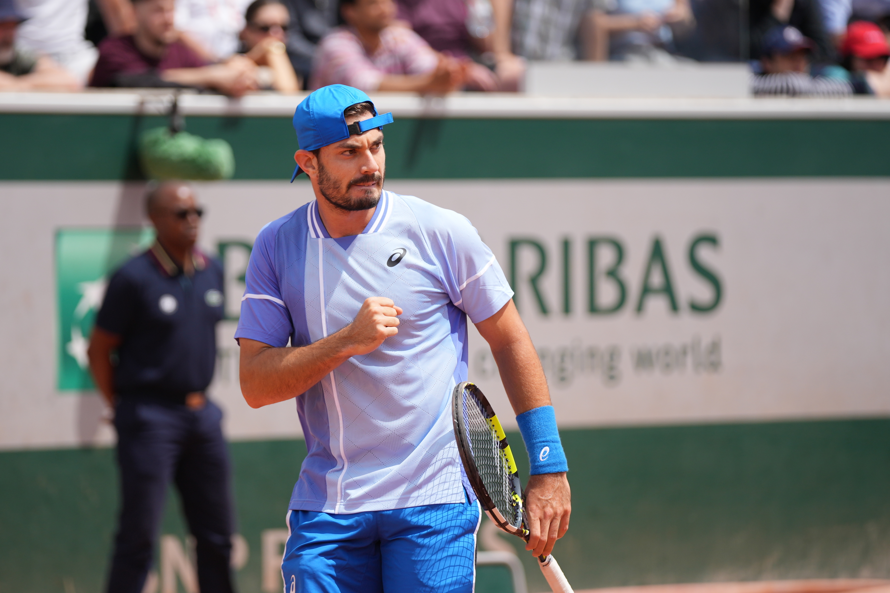 Giulio Zeppieri, 3e tour, qualifications, Roland-Garros 2024