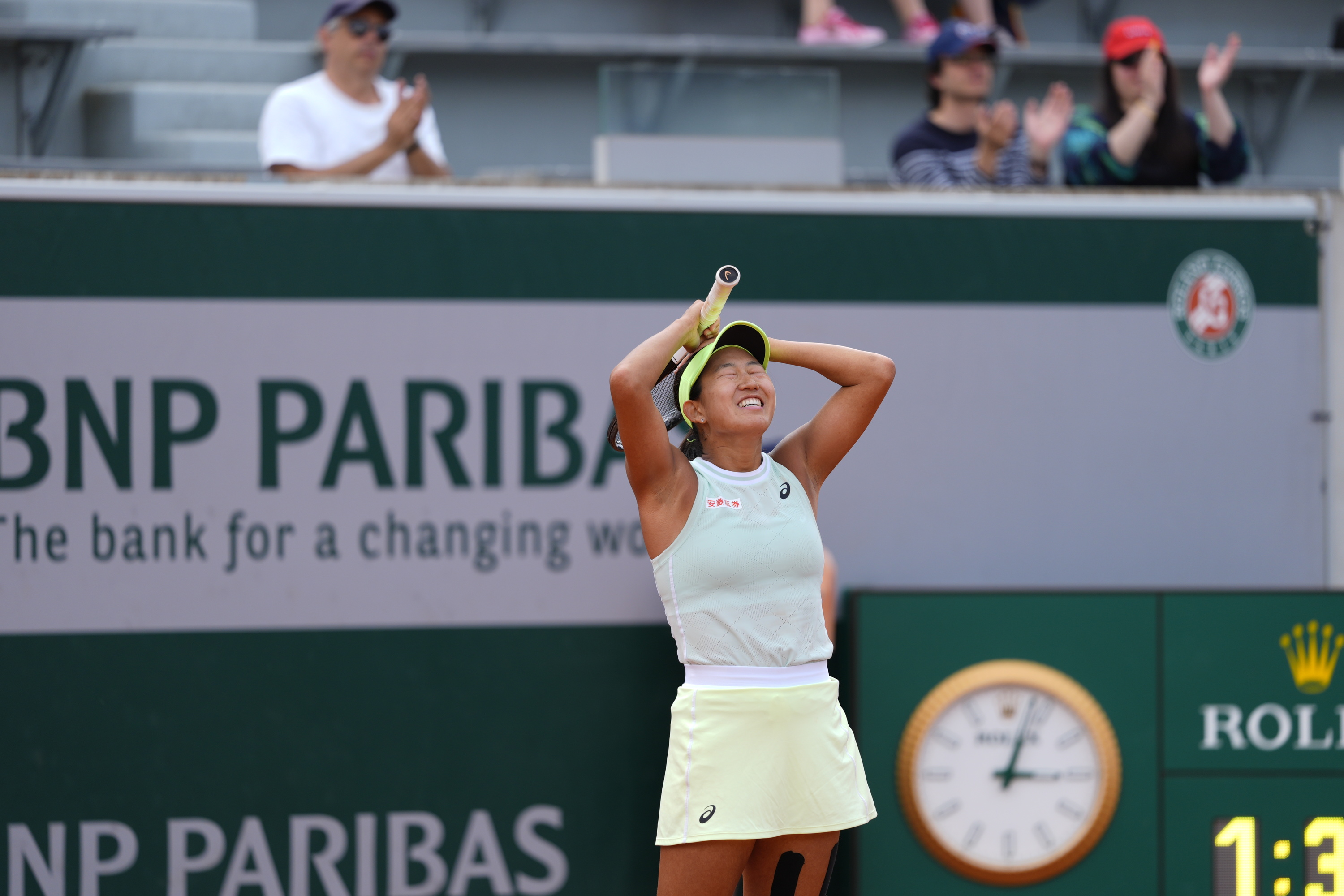 Moyuka Uchijima, 3e tour, qualifications, Roland-Garros 2024