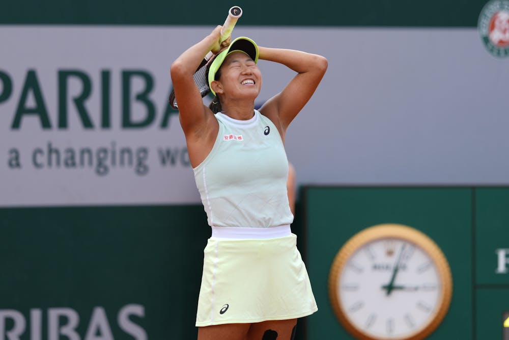 Moyuka Uchijima, 3e tour, qualifications, Roland-Garros 2024