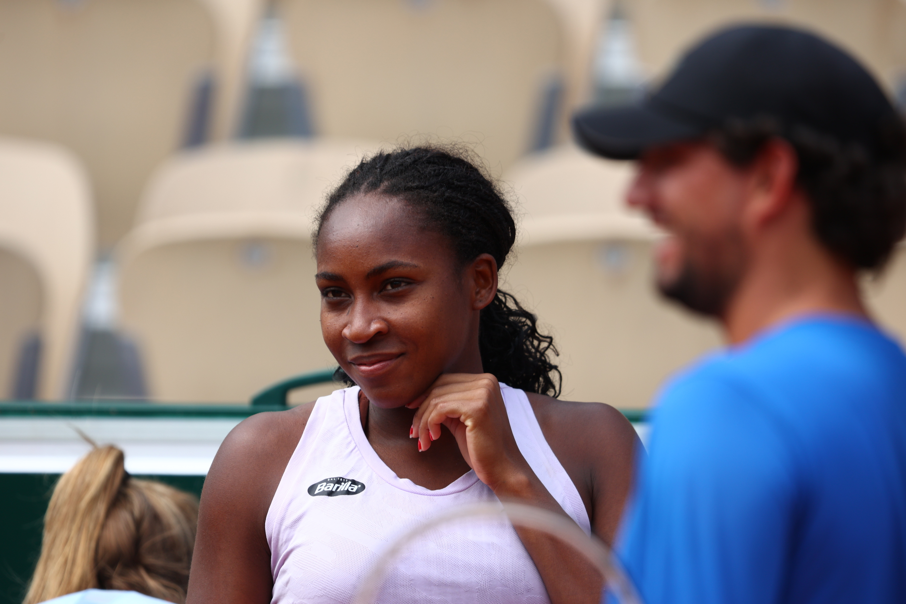 Coco Gauff, practice, Roland-Garros 2024