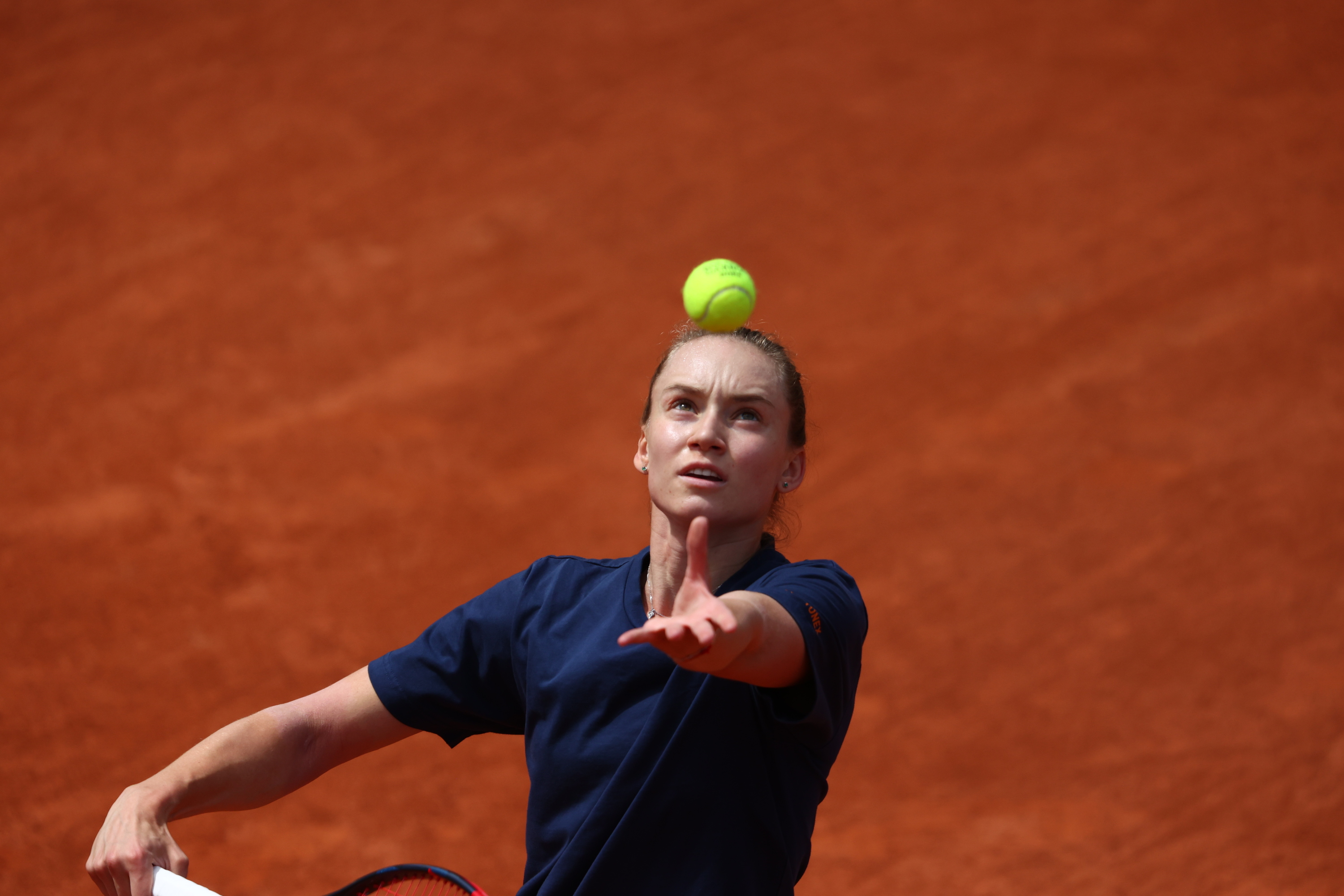 Elena Rybakina, practice, Roland-Garros 2024