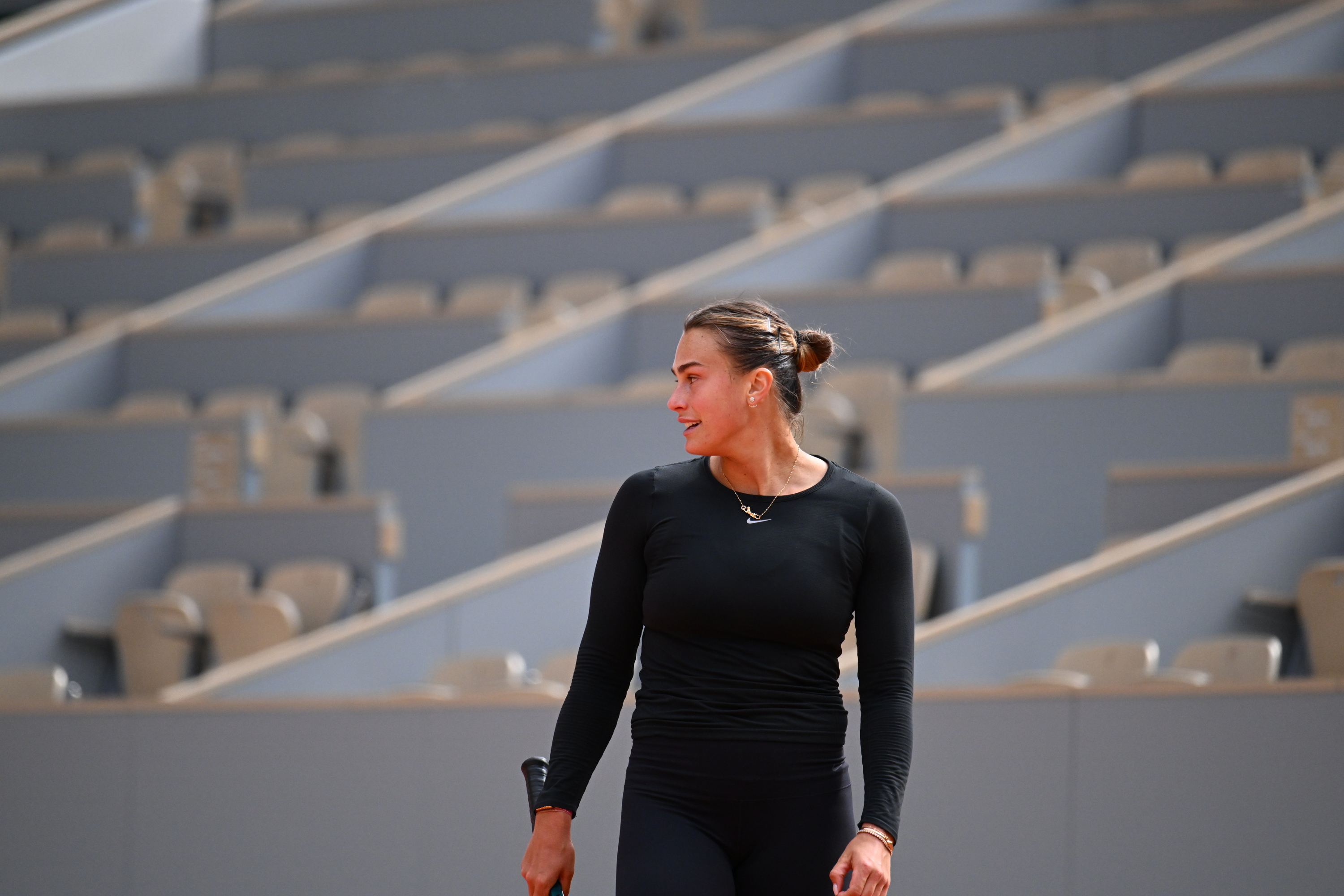 Aryna Sabalenka, practice, Roland-Garros 2024