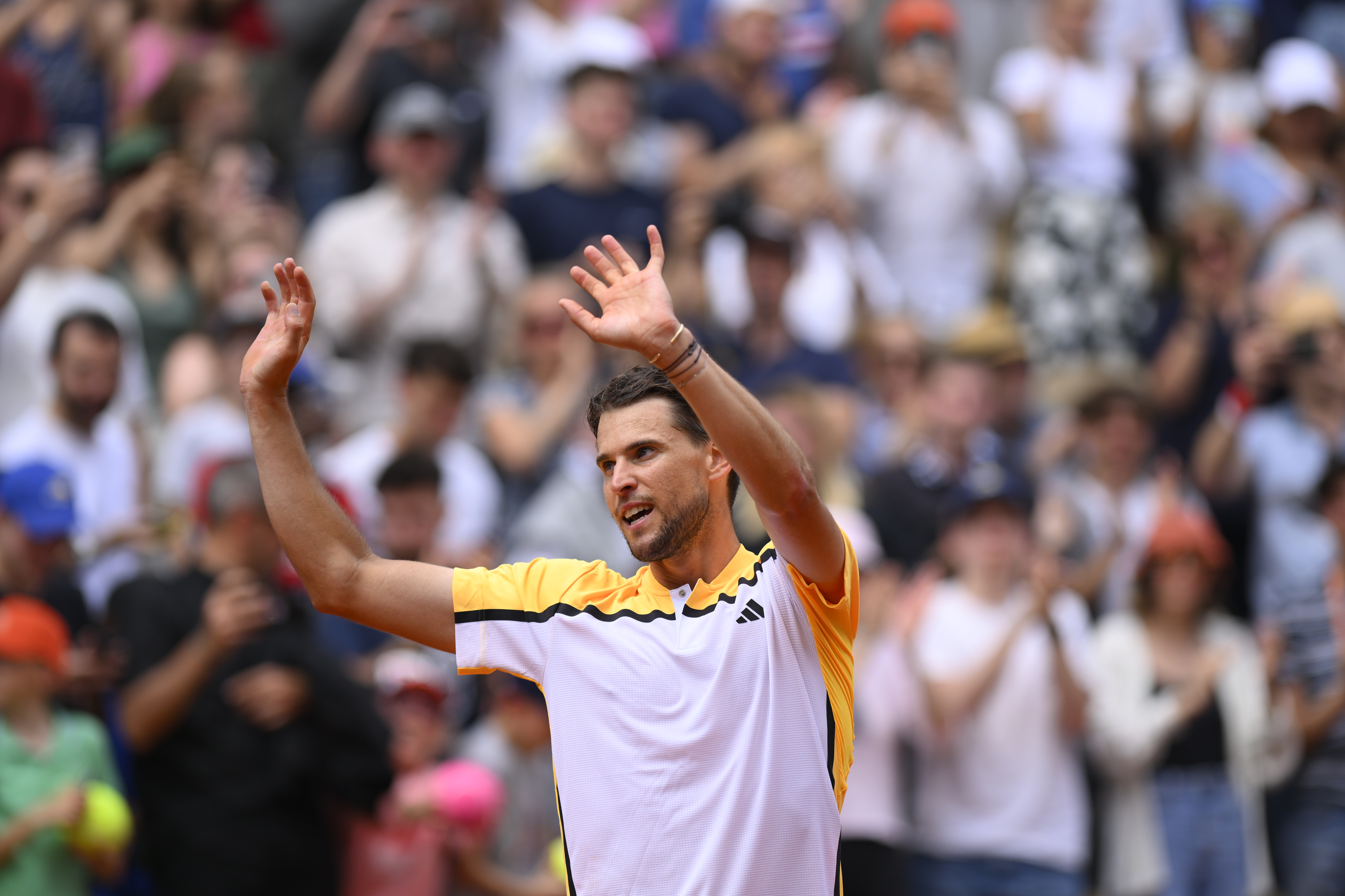 Dominic Thiem, premier tour, qualifications Roland-Garros 2024