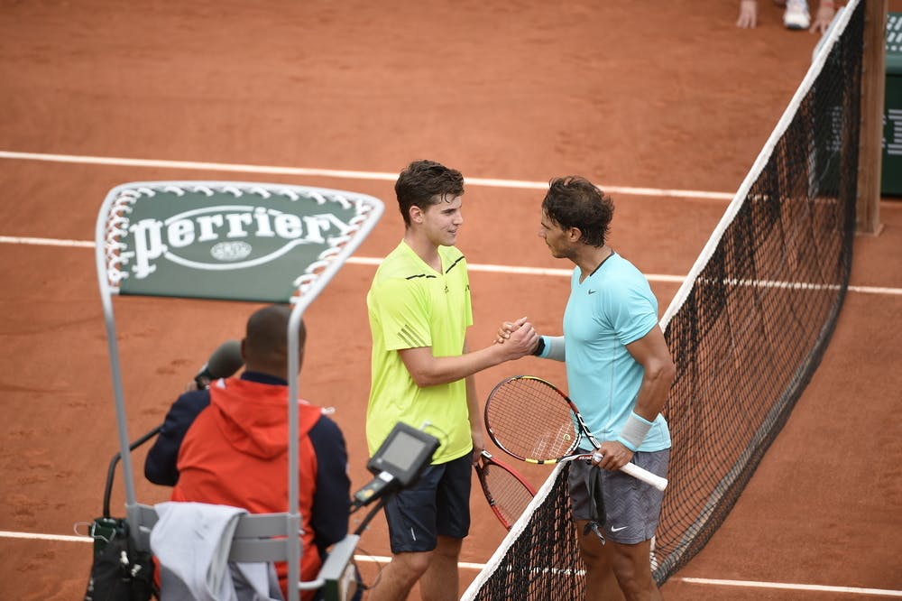 Dominic Thiem, Rafael Nadal, 2e tour, Roland-Garros 2015