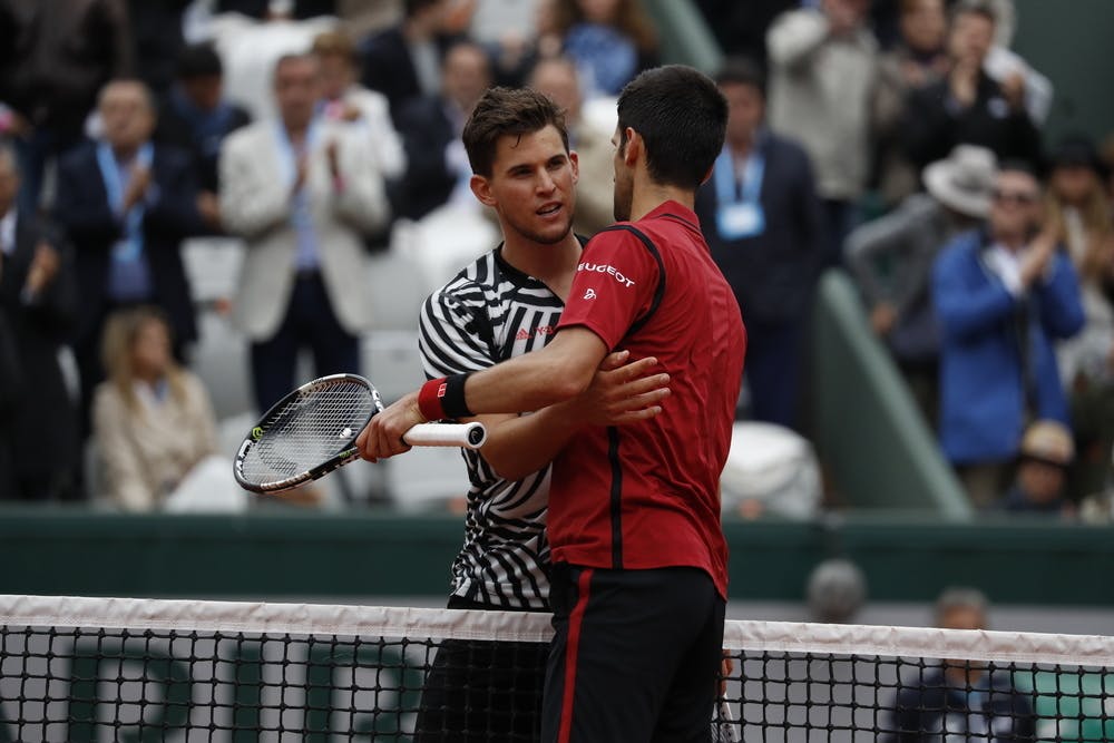 Dominic Thiem, Novak Djokovic, demi-finale, Roland-Garros 2016
