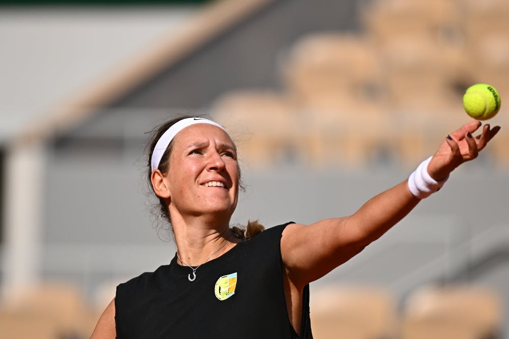 Victoria Azarenka, Roland-Garros 2024, practice