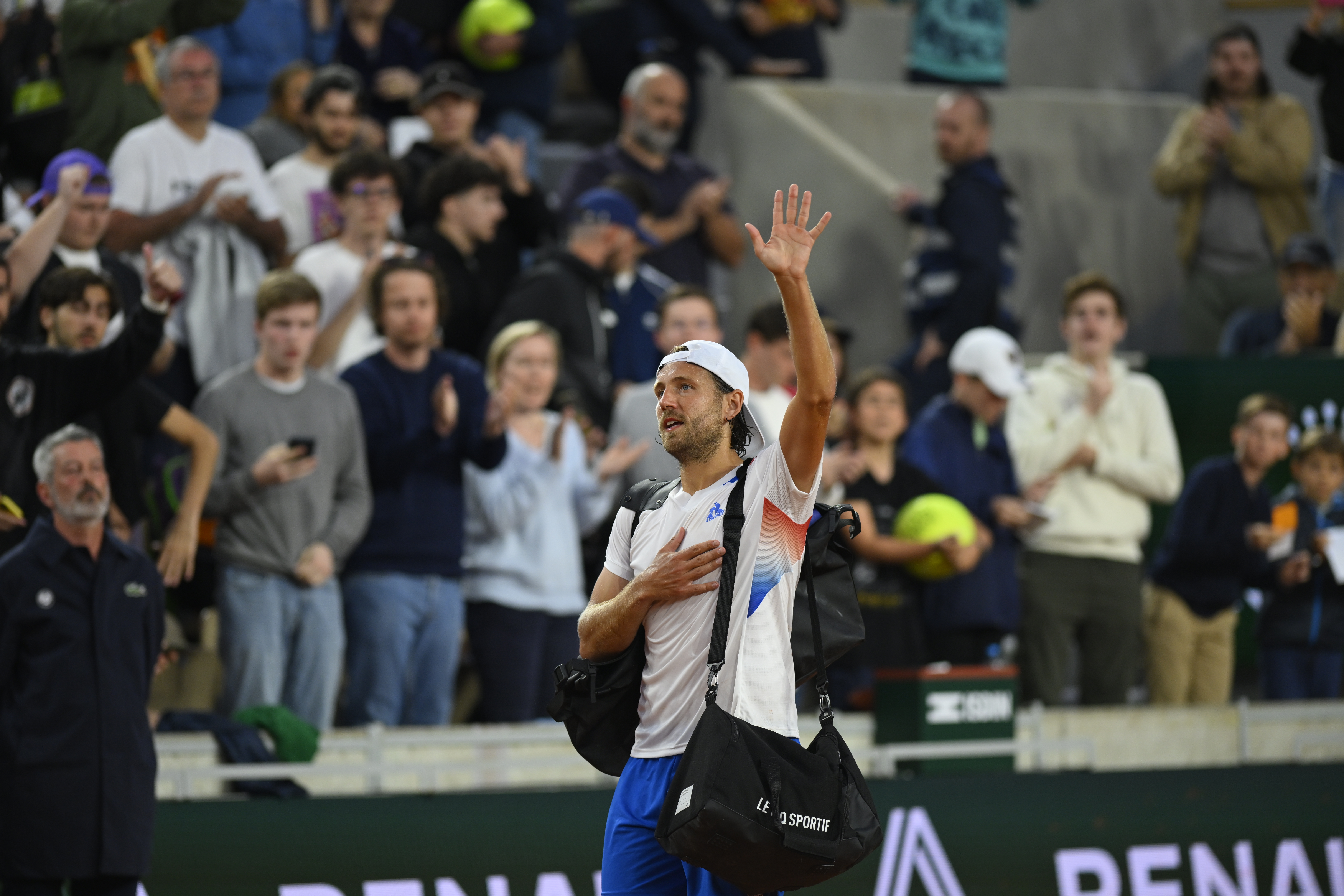 Lucas Pouille, premier tour - qualifications, Roland-Garros 2024