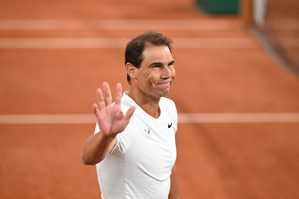Rafael Nadal, practice, Roland-Garros 2024
