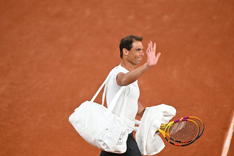 Rafael Nadal, Roland-Garros 2024, practice