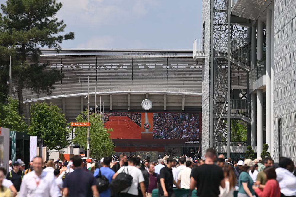 Allée, Roland-Garros 2024