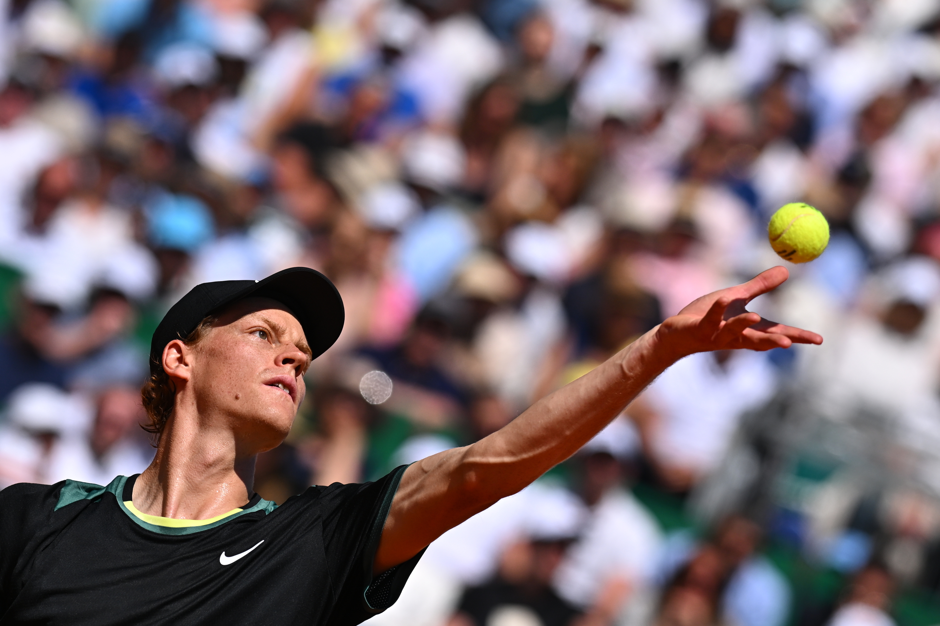 Jannik Sinner, second round, Monte-Carlo 2024