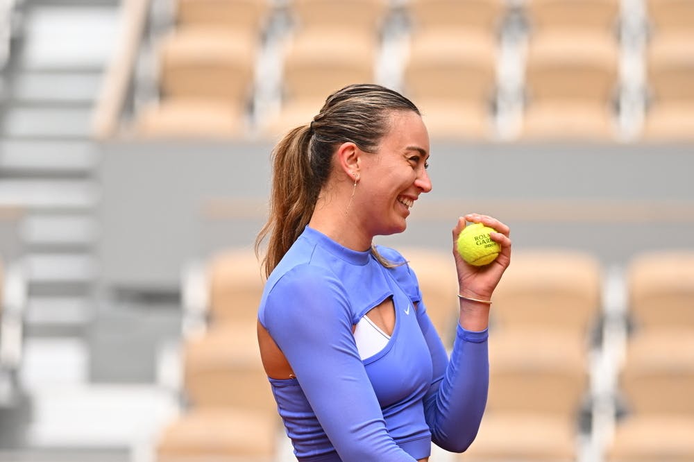 Paula Badosa, practice, Roland-Garros 2024