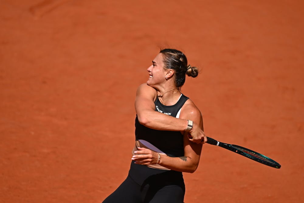 Aryna Sabalenka, practice, Roland-Garros 2024