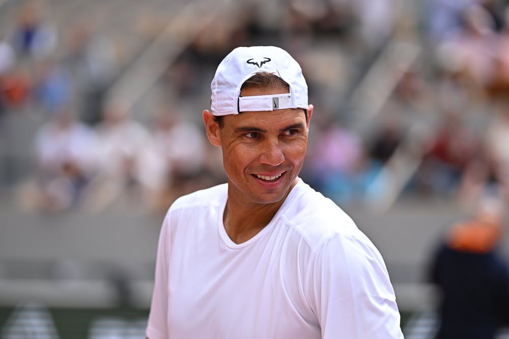 Rafael Nadal, practice, Roland-Garros 2024