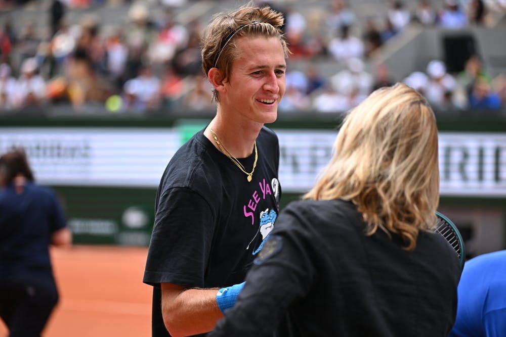 Sebastian Korda, practice, Roland-Garros 2024