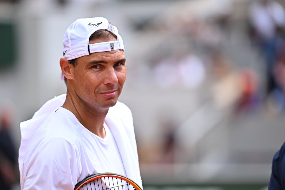 Rafael Nadal, practice, Roland-Garros 2024