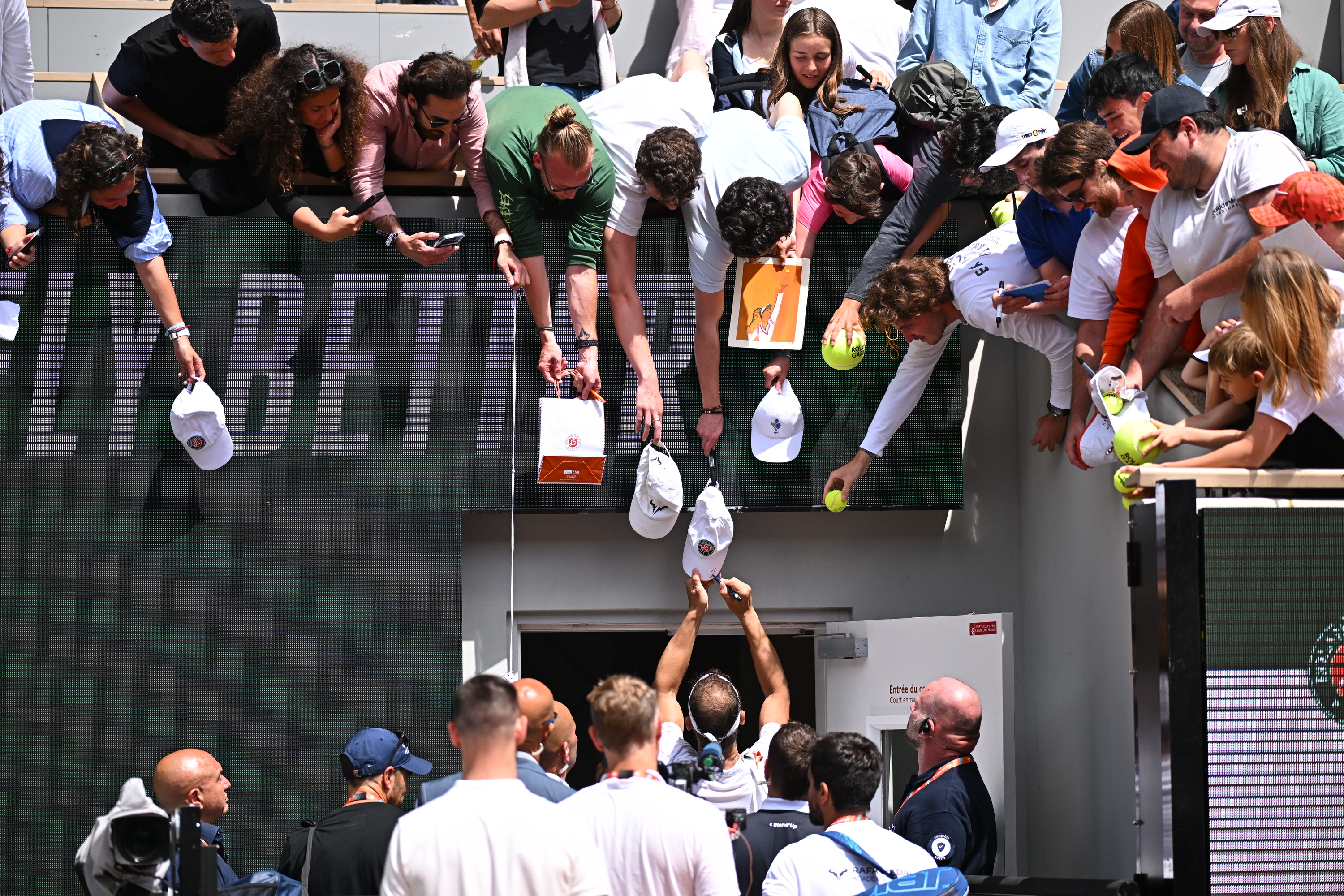Rafael Nadal, practice, Roland-Garros 2024