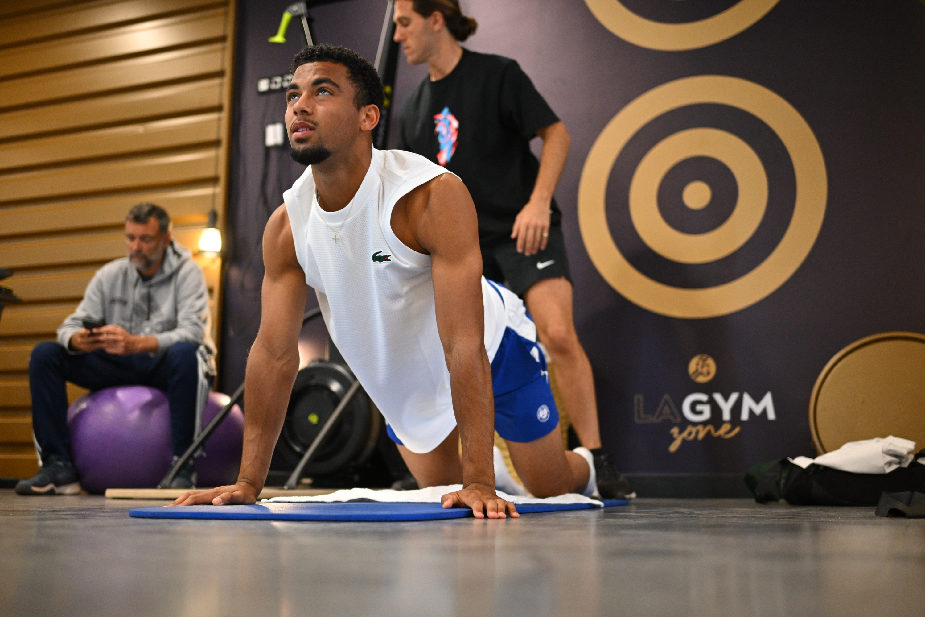 Arthur Fils, player gym, Roland-Garros 2024