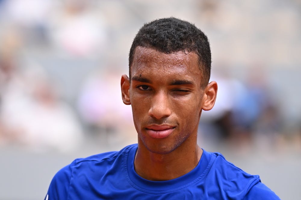 Félix Auger-Aliassime, practice, Roland-Garros 2024