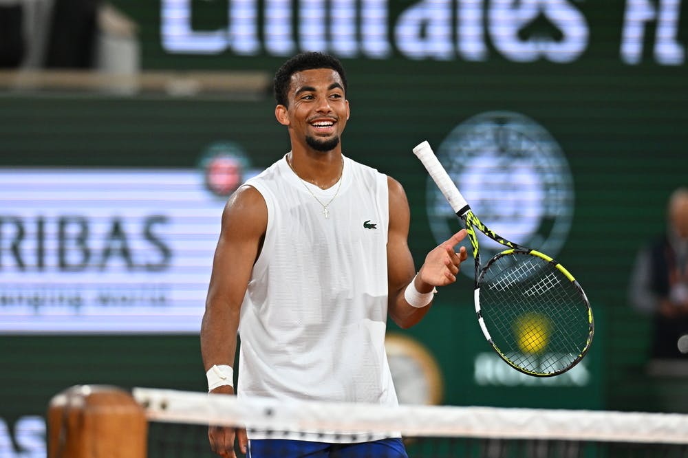 Arthur Fils, practice, Roland-Garros 2024