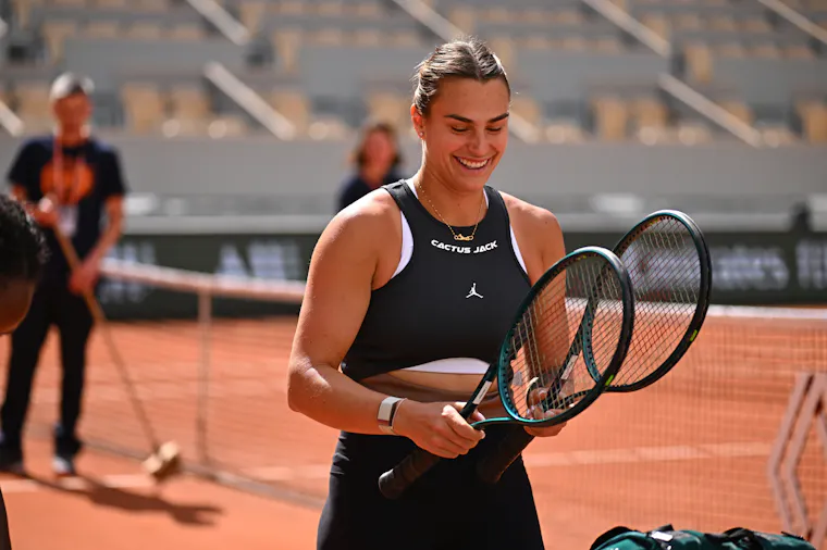 Aryna Sabalenka, practice, Roland-Garros 2024 Aryna Sabalenka, practice, Roland-Garros 2024