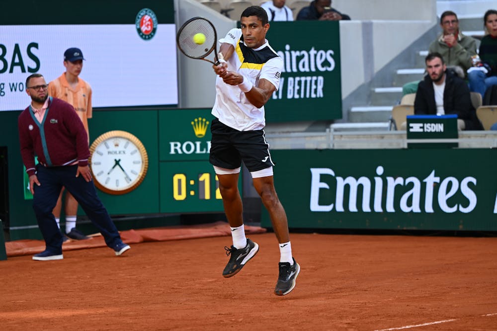 Thiago Monteiro / 1er tour qualifications de Roland-Garros 2024. Thiago Monteiro / 1er tour qualifications de Roland-Garros 2024.