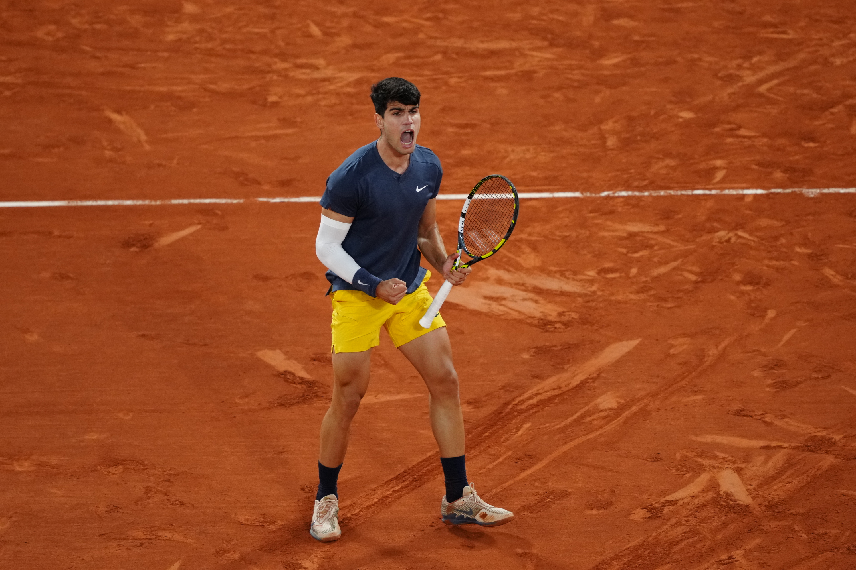 Carlos Alcaraz, quarts de finale, Roland-Garros 2024