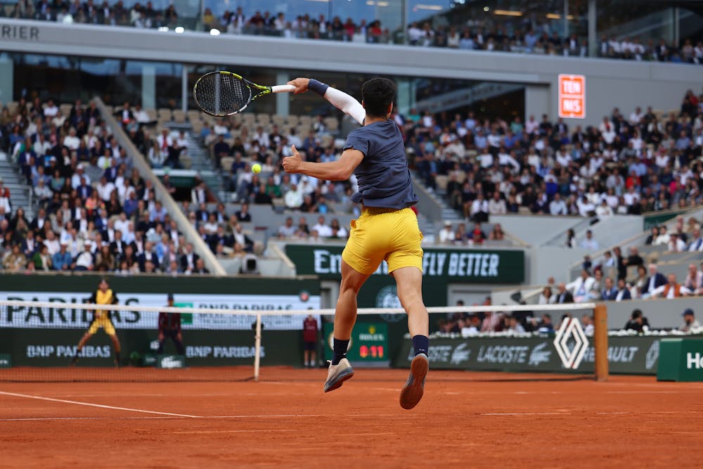 Carlos Alcaraz, quarts de finale, Roland-Garros 2024