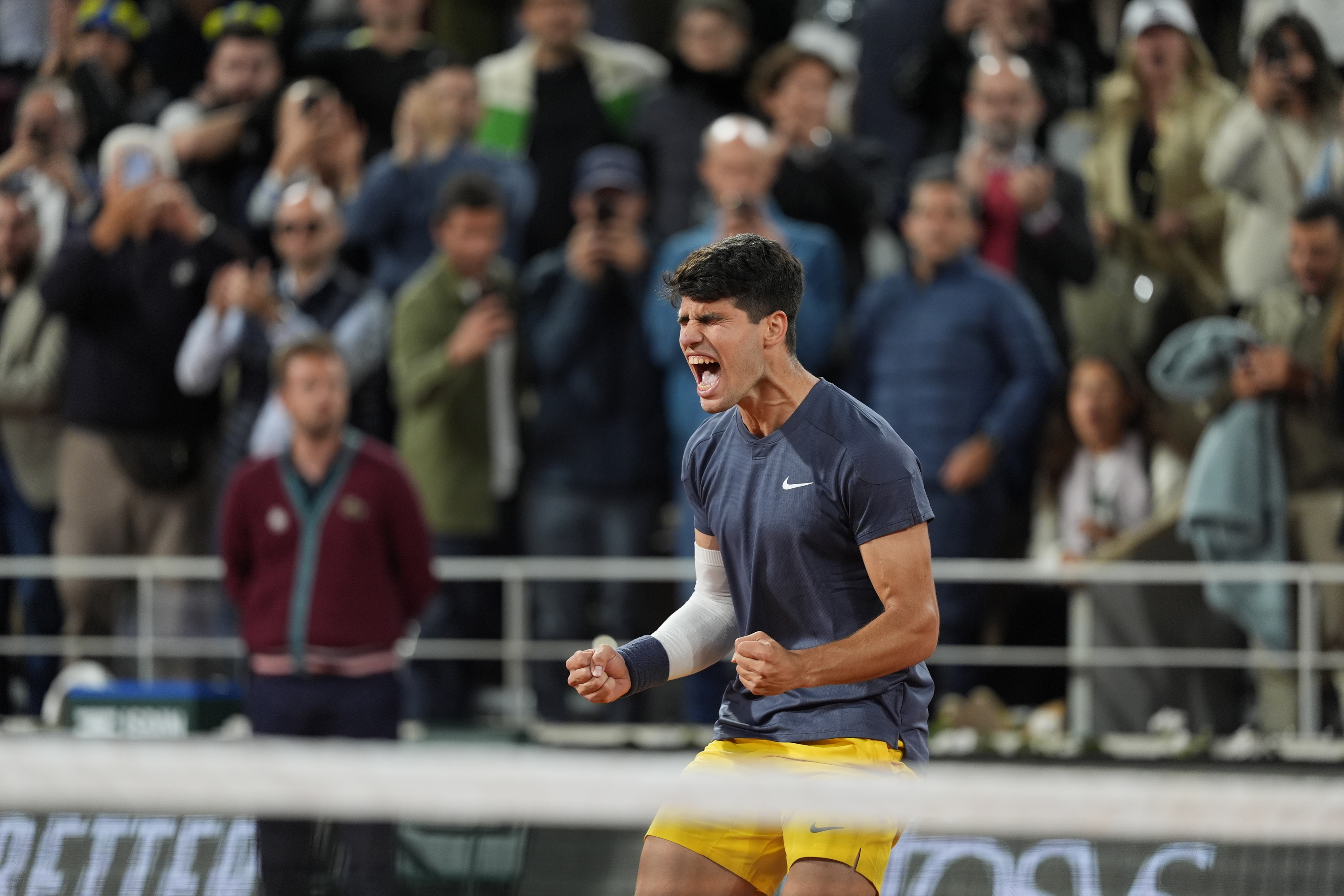  Carlos Alcaraz, quarts de finale, Roland-Garros 2024