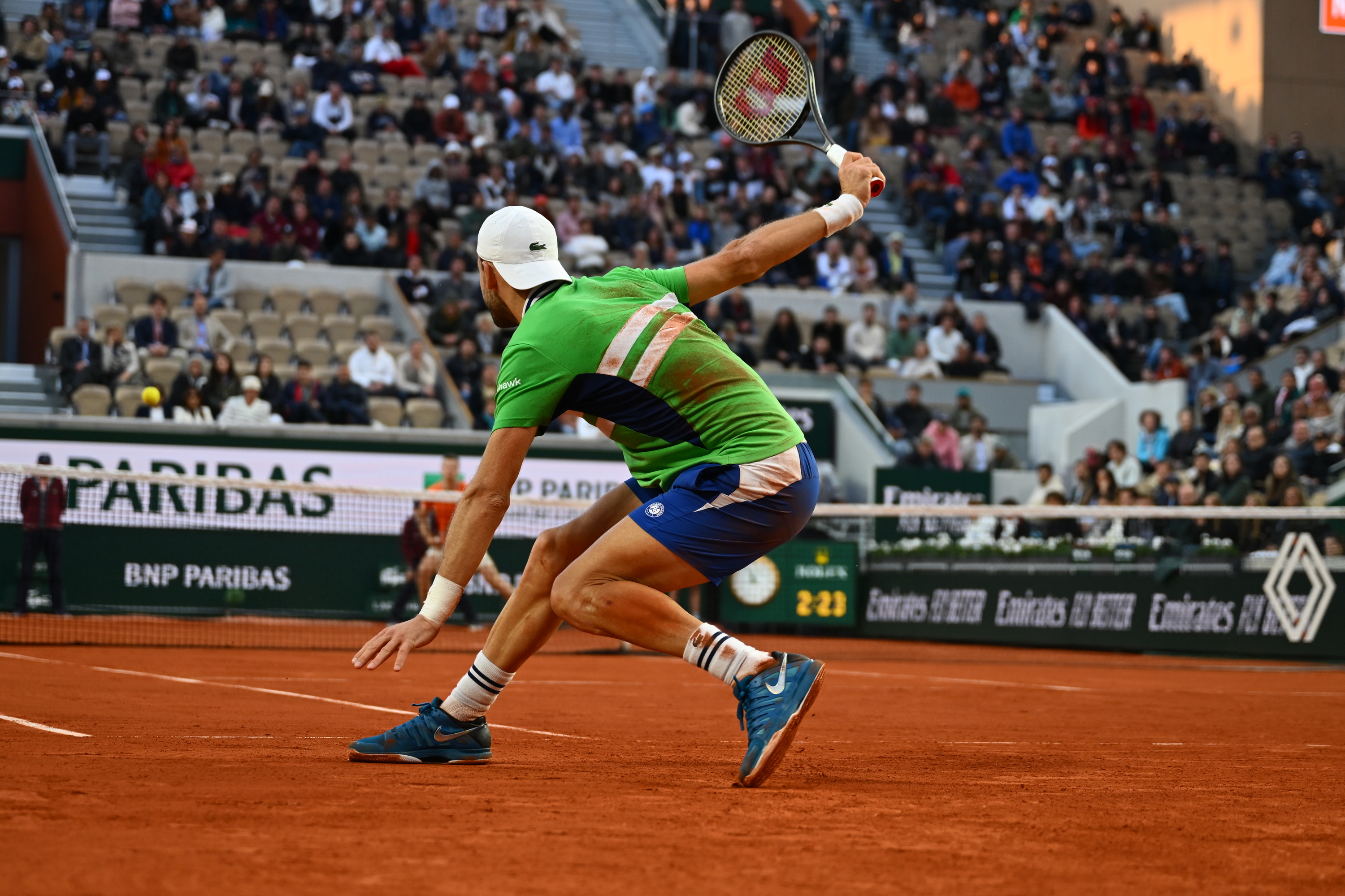 Grigor Dimitrov, huitièmes de finale, Roland-Garros 2024
