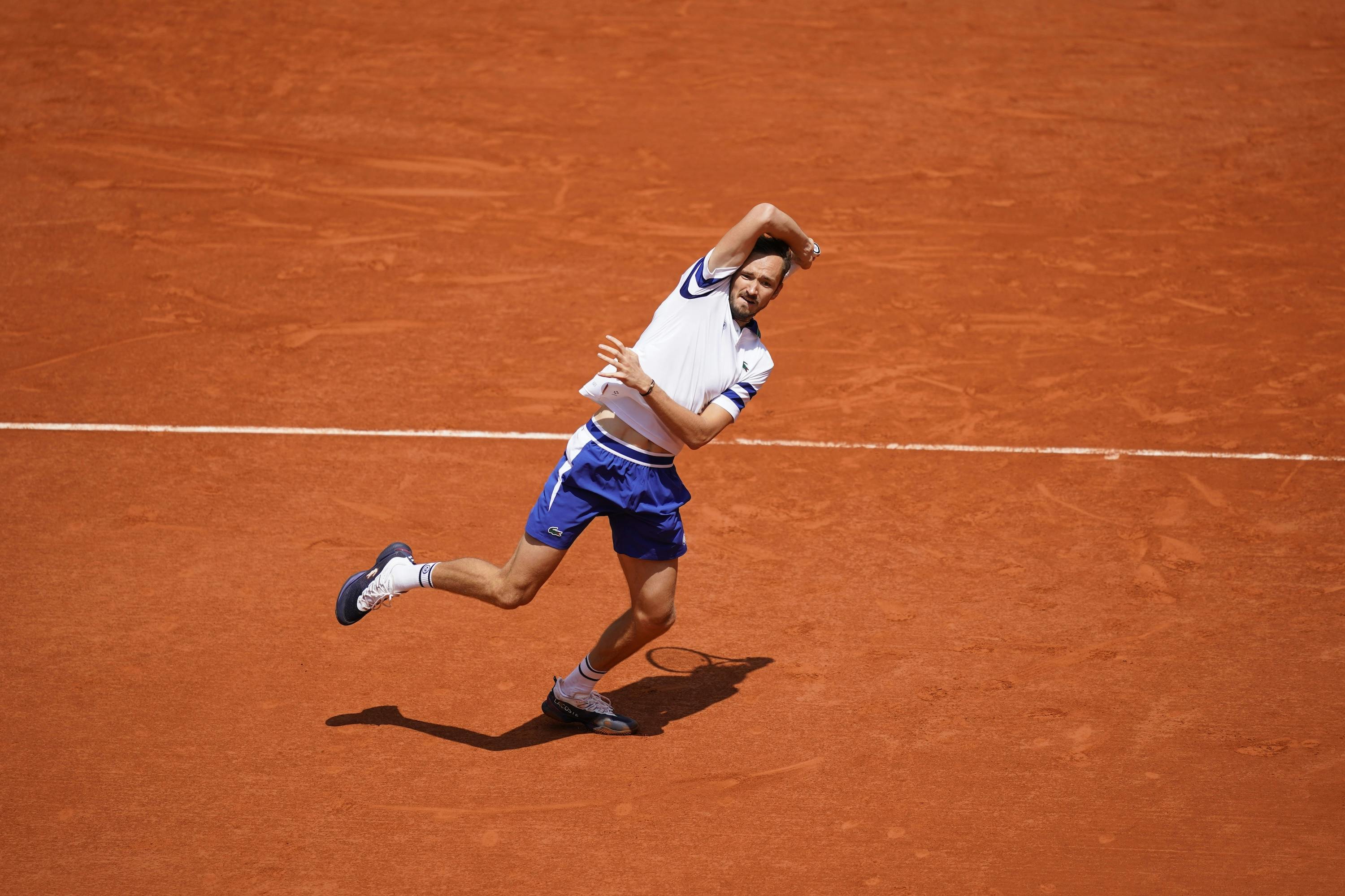 Daniil Medvedev, fourth round, Roland-Garros 2024
