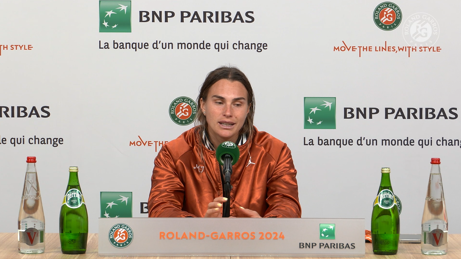 Aryna Sabalenka, fourth round, Roland-Garros 2024