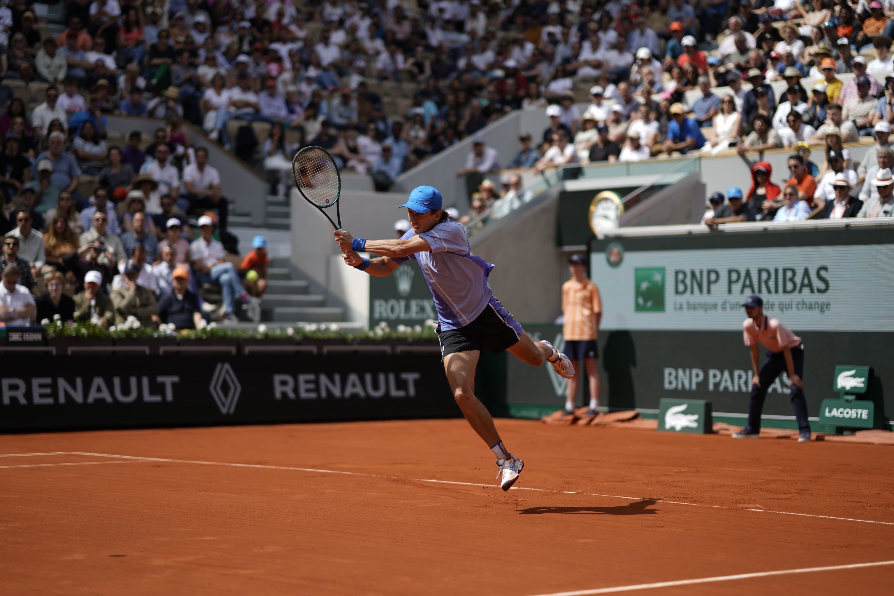 Alex De Minaur, huitièmes de finale, Roland-Garros 2024