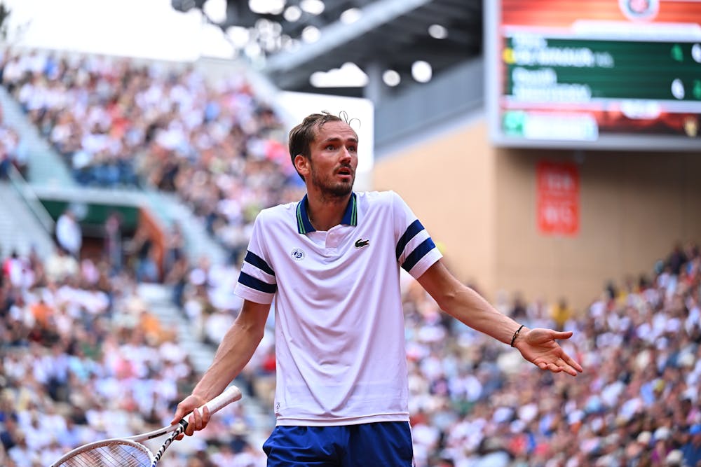 Daniil Medvedev, huitièmes de finale, Roland-Garros 2024
