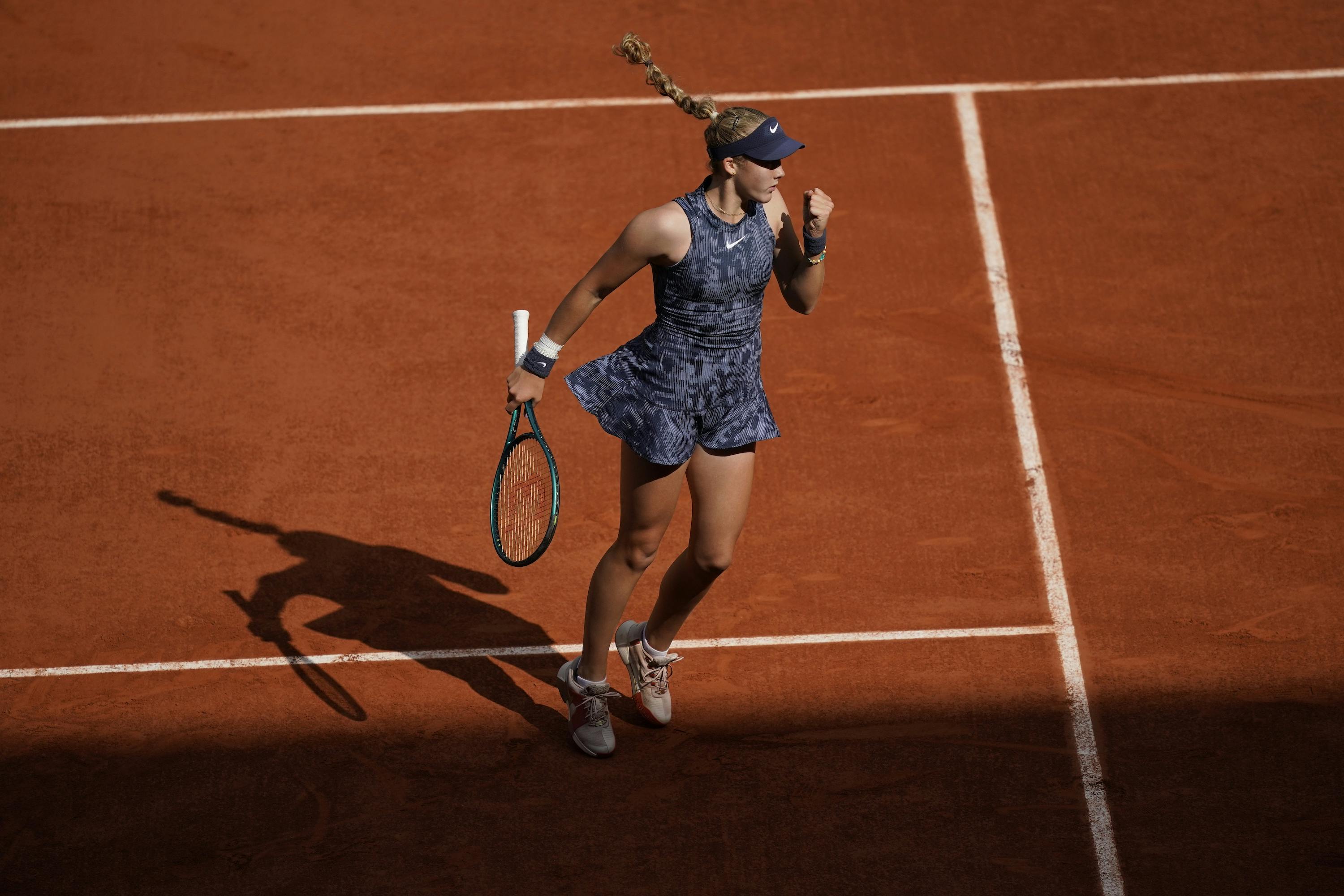 Mirra Andreeva, fourth round, Roland-Garros 2024