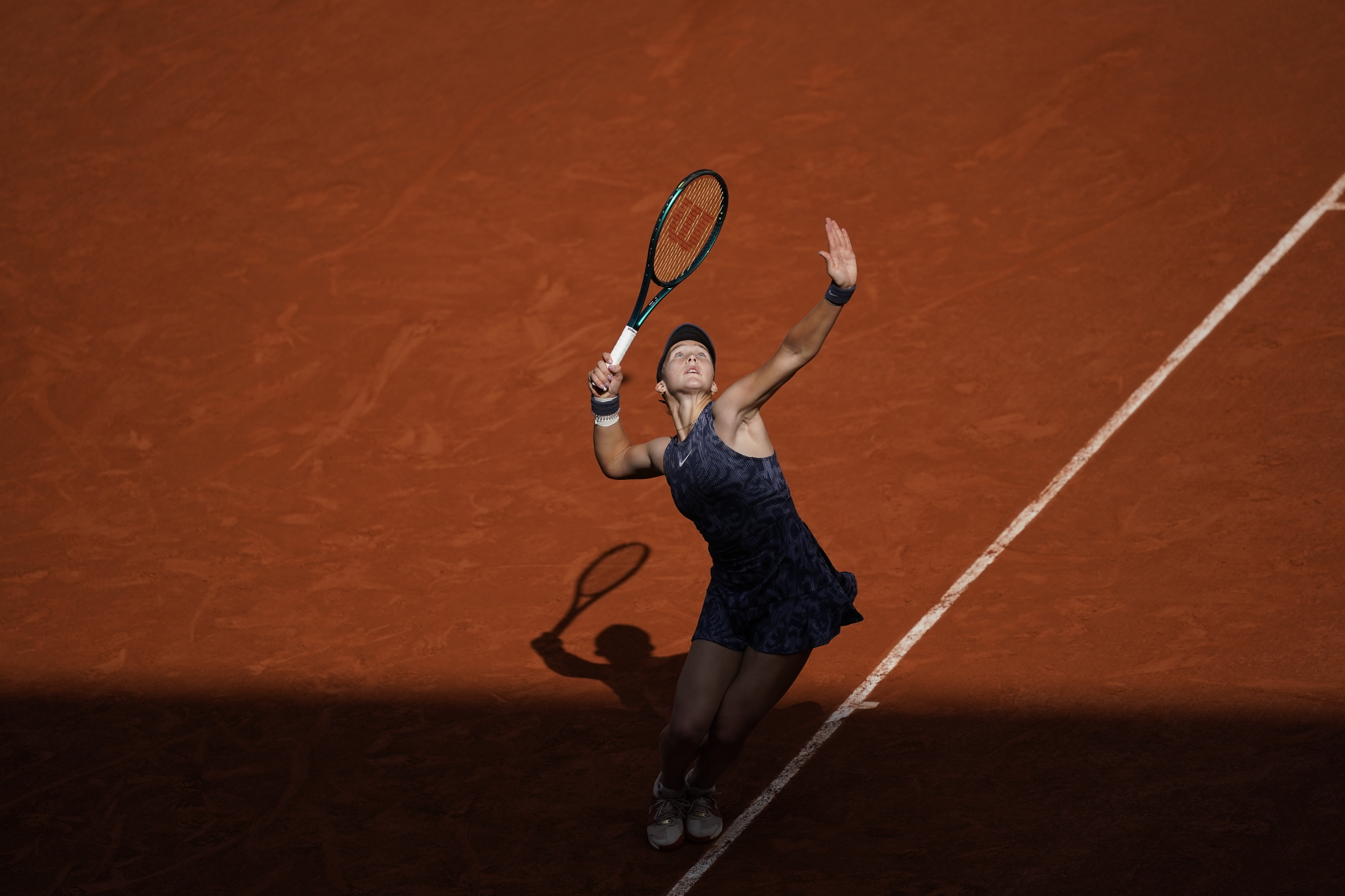 Mirra Andreeva, huitièmes de finale, Roland-Garros 2024